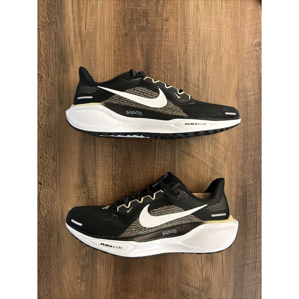 Nike Air Zoom Pegasus 41 New Orleans Saints Men Size 9 Running Shoes FZ5095-001